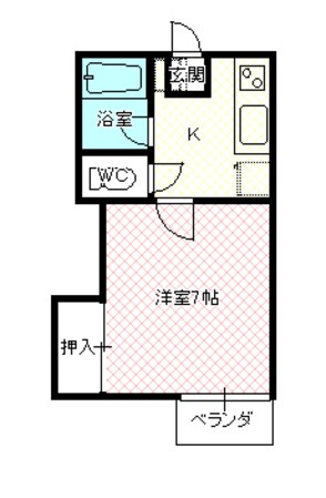 シティーハイツサンドームの物件間取画像